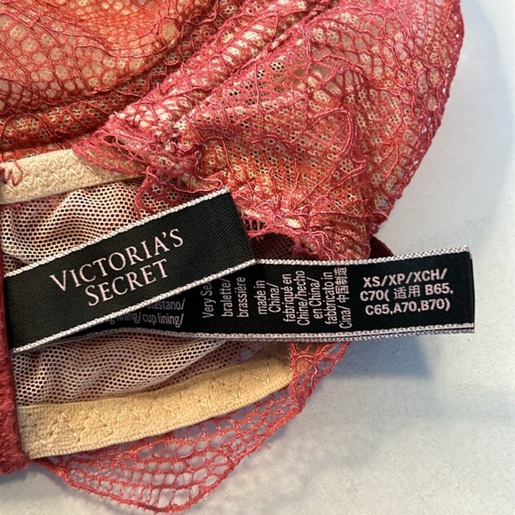 Victoria’s‎ Secret Very Sexy High Neck Corset Lace Up Racerback Bralette Bra XS - Picture 16 of 17